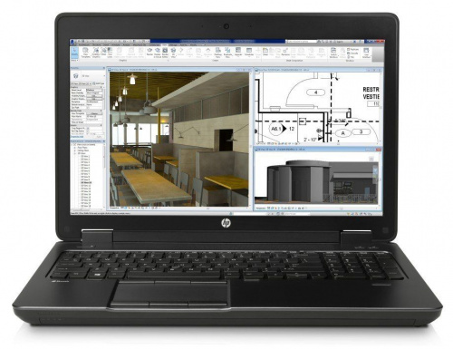 HP ZBook 15 G2 (J8Z59EA) вид сбоку