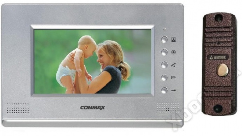 Commax Комплект CDV-70A Silver вид спереди
