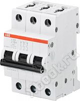 ABB S203 Автоматический выключатель 3P 6А (Z) 6кА (2CDS253001R0378)