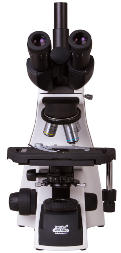 Микроскоп Levenhuk (Левенгук) MED 1000T, тринокулярный вид сбоку
