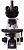 Микроскоп Levenhuk (Левенгук) MED 1000T, тринокулярный вид сбоку