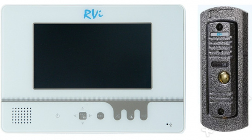 RVi-VD1 LUX(белый) + RVi-305 вид спереди