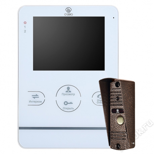 O'ZERO VD-041M(White)+ADS-700 (Cooper) вид спереди