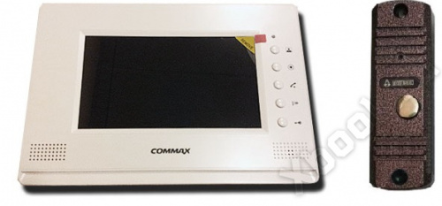 Commax Комплект CDV-71AM XL/Vizit White вид спереди